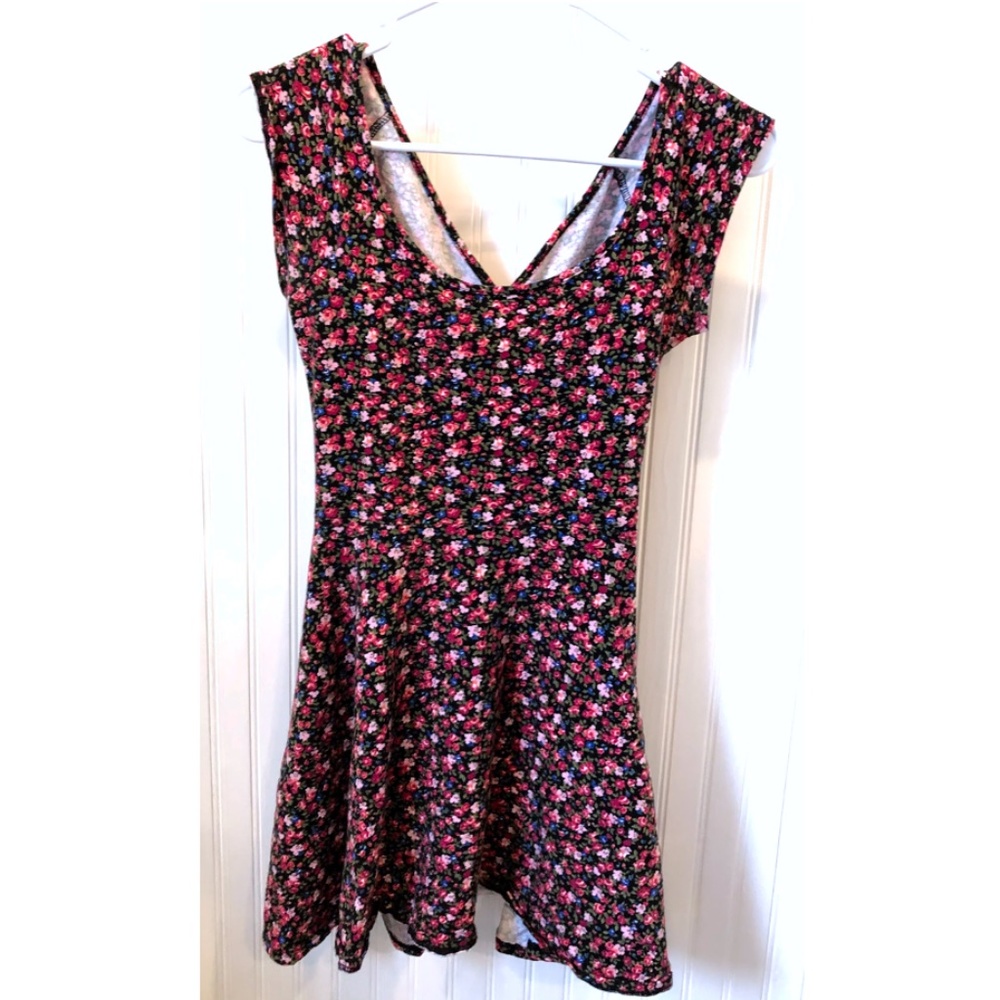 Pacsun LA Hearts Flowered Skater Dress